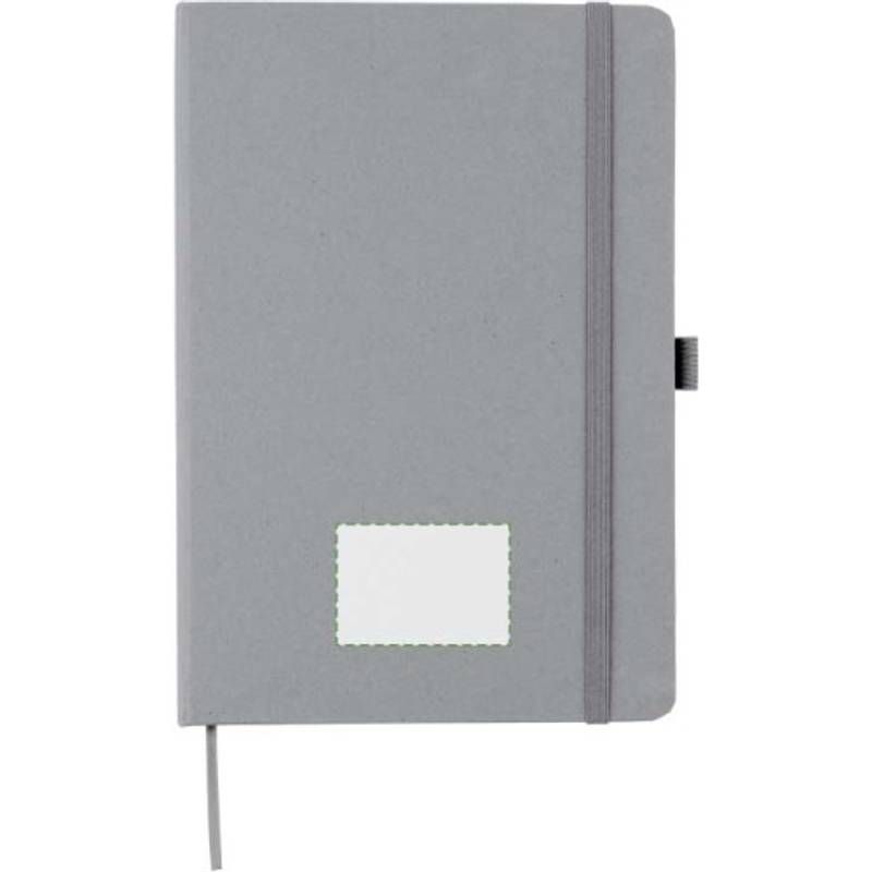 Recyklovaný bioodpad a kartónový zošit A5 Gertrud, modrá Recyklovaný bioodpad a kartónový zošit A5 Gertrud, modrá