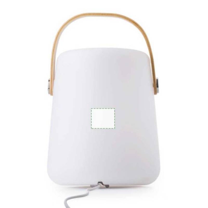 Plastový LED reproduktor, biela Plastový LED reproduktor, biela