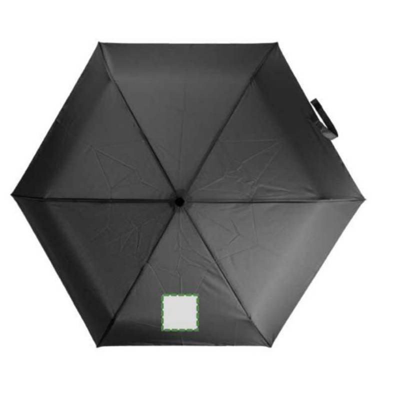 rPET 190T deštník Cynthia, černá rPET 190T deštník Cynthia, černá