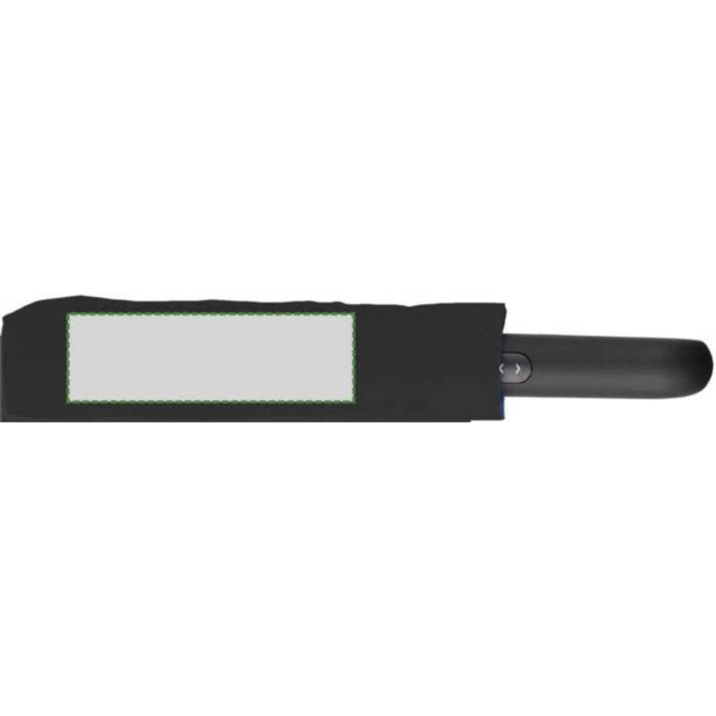 rPET 190T deštník Cynthia, černá rPET 190T deštník Cynthia, černá