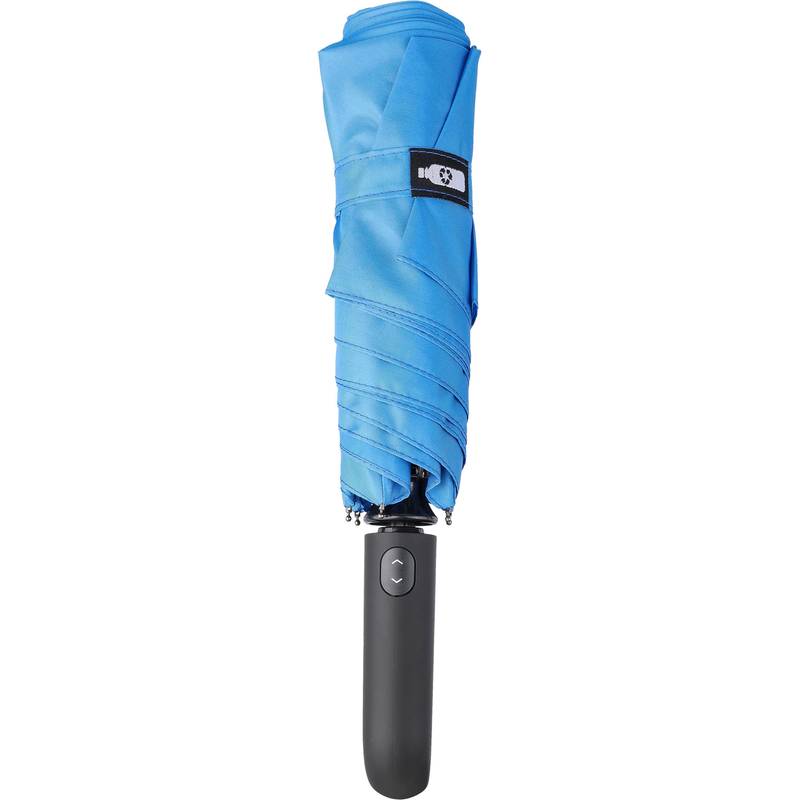 rPET 190T deštník Cynthia, černá rPET 190T deštník Cynthia, černá