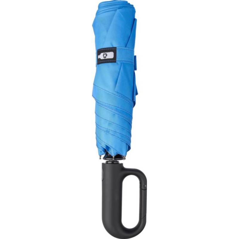 rPET 190T deštník Cynthia, černá rPET 190T deštník Cynthia, černá