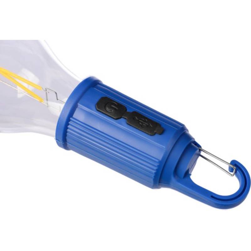 ABS žárovka Dalton, černá ABS žárovka Dalton, černá