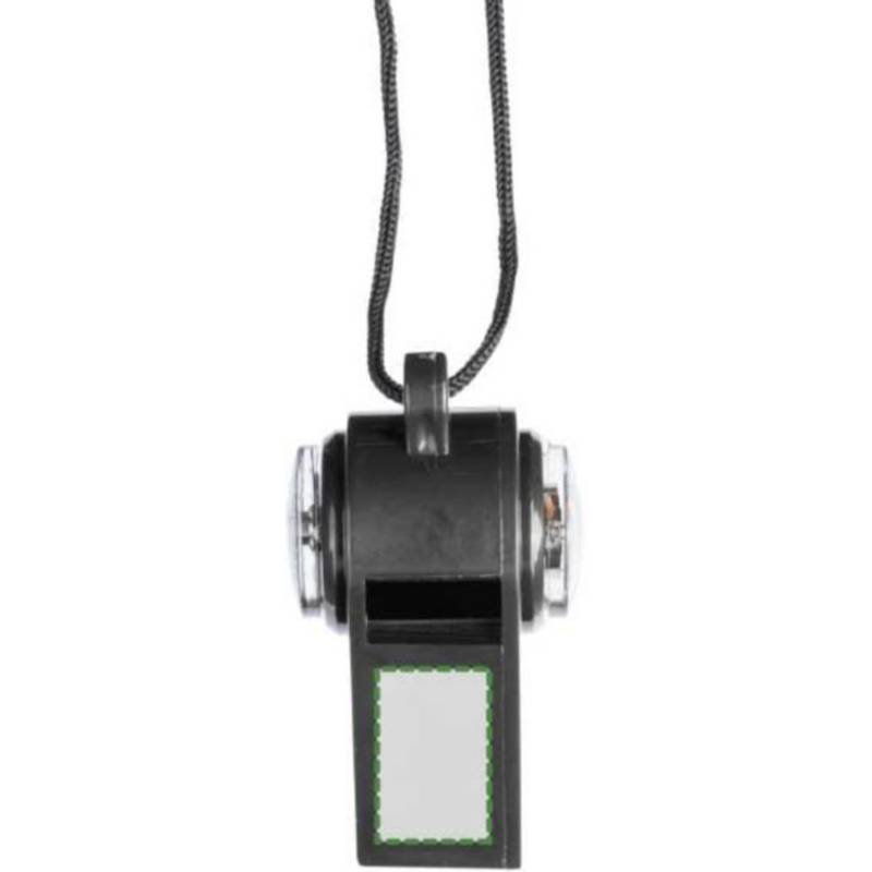 PP píšťalka Damon, čierna PP píšťalka Damon, čierna