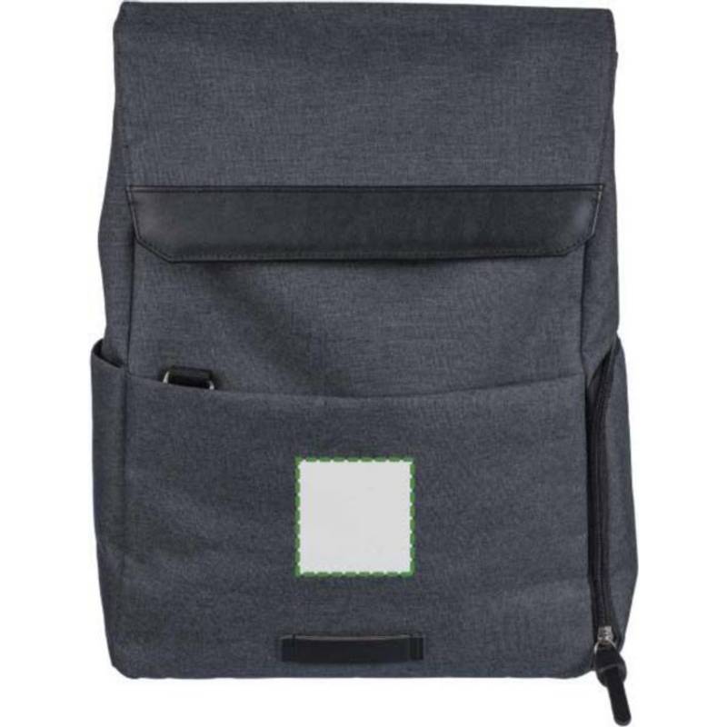 15-palcový batoh na notebook Dennis z 600D polyesterového plátna, čierna 15-palcový batoh na notebook Dennis z 600D polyesterového plátna, čierna