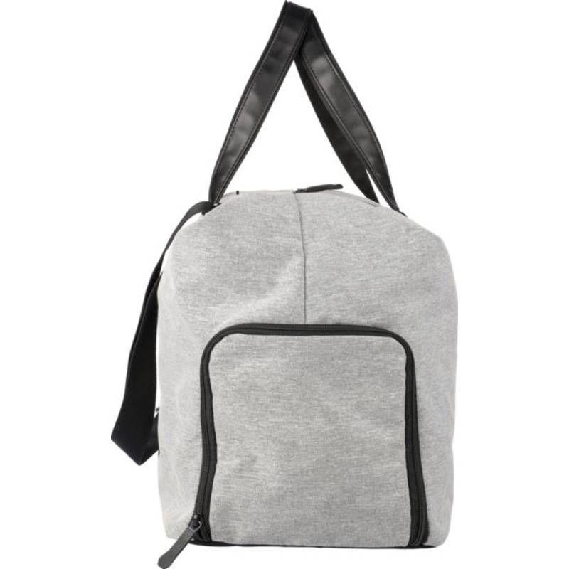 Taška Desmond z recyklovaného polyesteru 600D, sivá svetlá Taška Desmond z recyklovaného polyesteru 600D, sivá svetlá