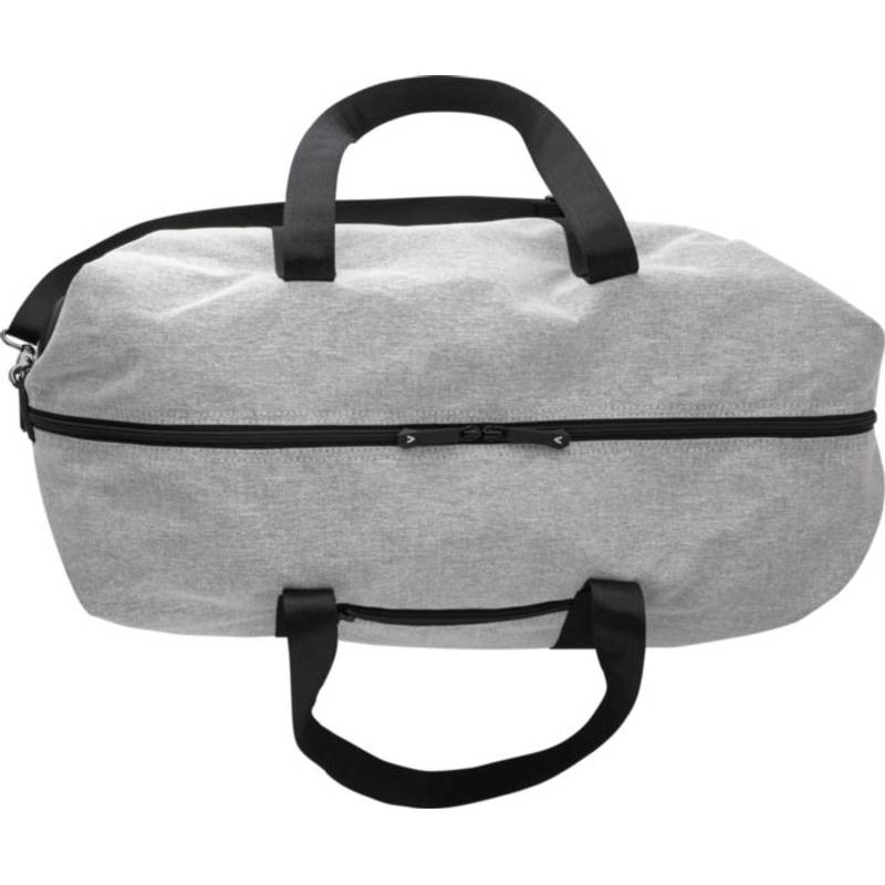 Taška Desmond z recyklovaného polyesteru 600D, sivá svetlá Taška Desmond z recyklovaného polyesteru 600D, sivá svetlá