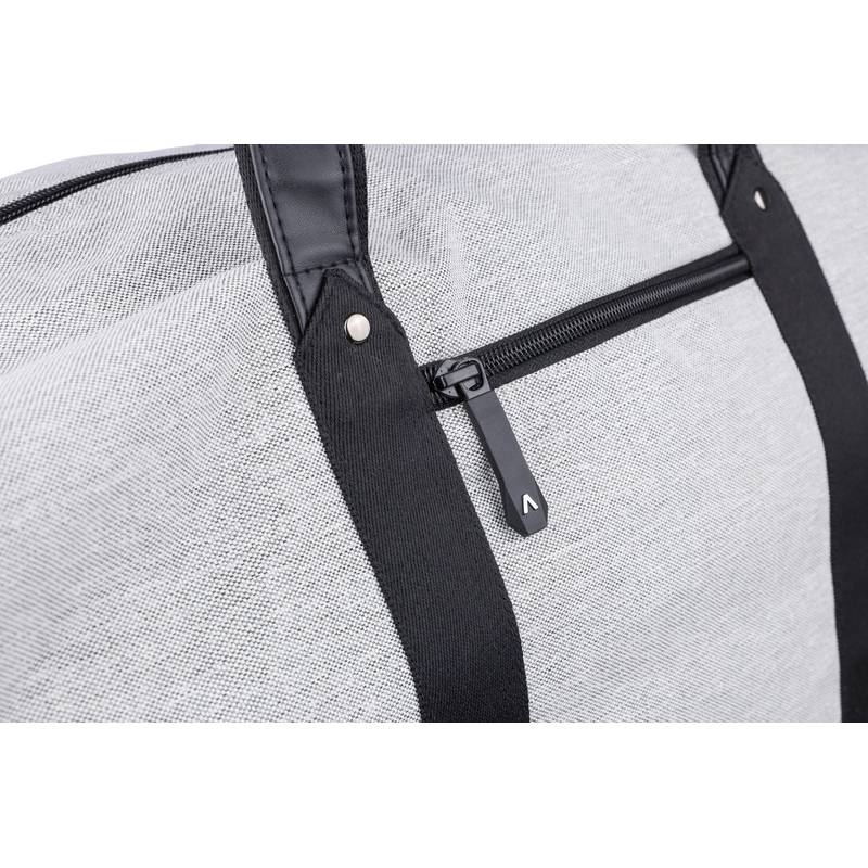 Taška Desmond z recyklovaného polyesteru 600D, sivá svetlá Taška Desmond z recyklovaného polyesteru 600D, sivá svetlá