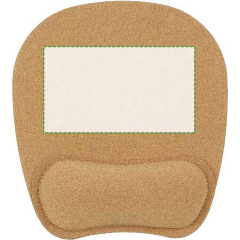 Korková ergonomická podložka pod myš Edwin, hnědá Korková ergonomická podložka pod myš Edwin, hnědá