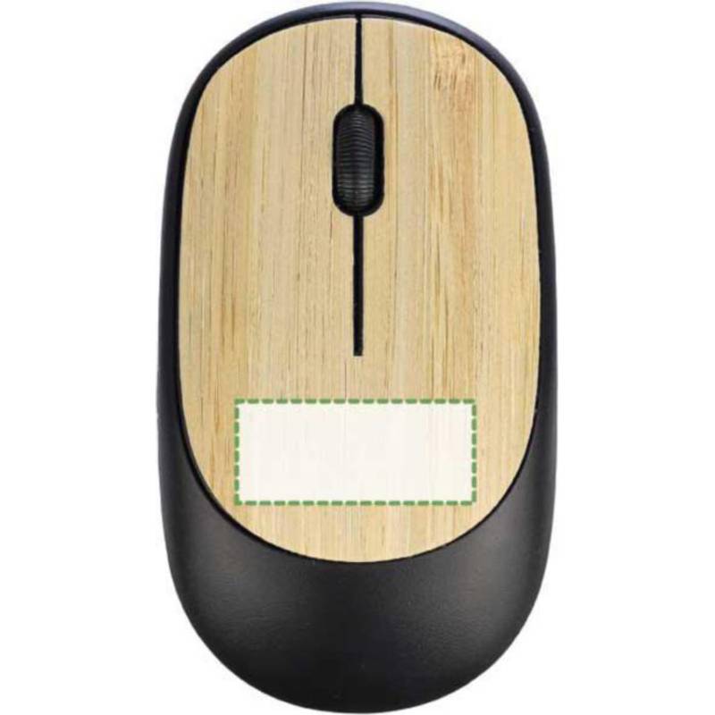 ABS bezdrátová myš Eileen, černá ABS bezdrátová myš Eileen, černá