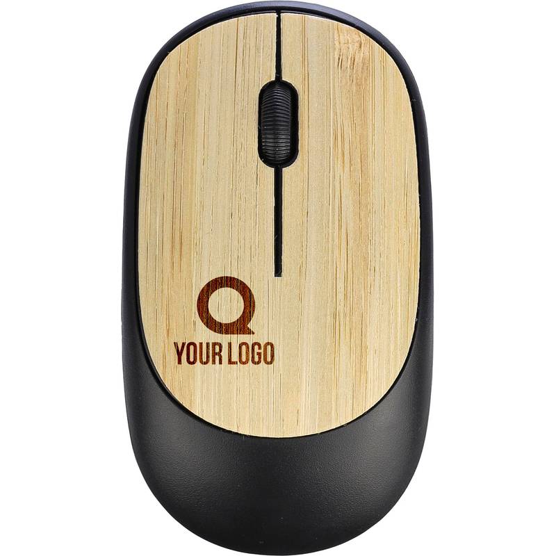 ABS bezdrátová myš Eileen, černá ABS bezdrátová myš Eileen, černá