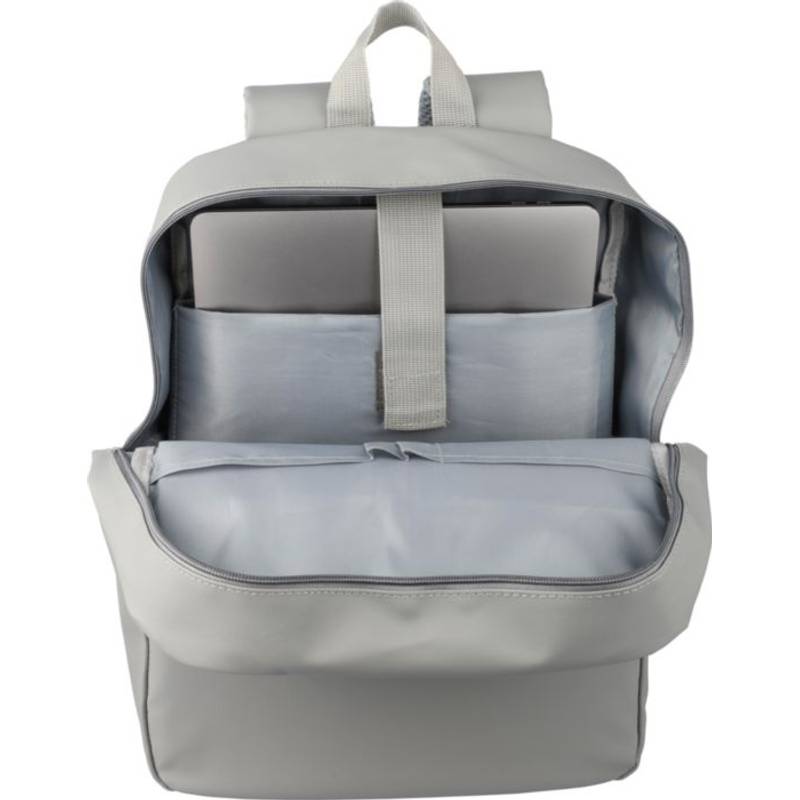 PU 15-palcový batoh na notebook Felicia, sivá PU 15-palcový batoh na notebook Felicia, sivá