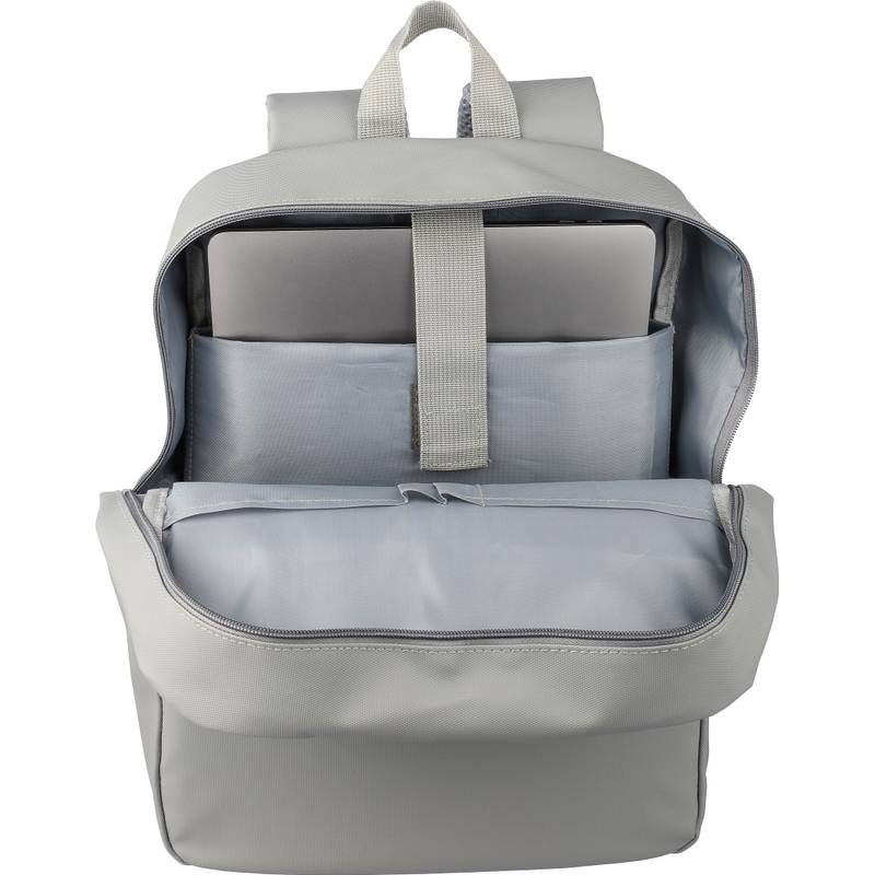 PU 15-palcový batoh na notebook Felicia, sivá PU 15-palcový batoh na notebook Felicia, sivá