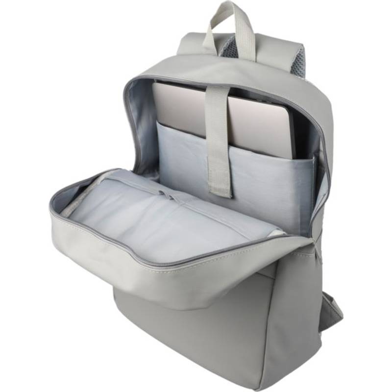 PU 15-palcový batoh na notebook Felicia, sivá PU 15-palcový batoh na notebook Felicia, sivá