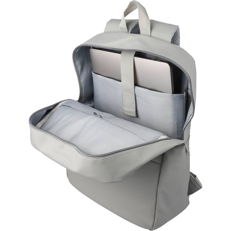 PU 15-palcový batoh na notebook Felicia, sivá PU 15-palcový batoh na notebook Felicia, sivá
