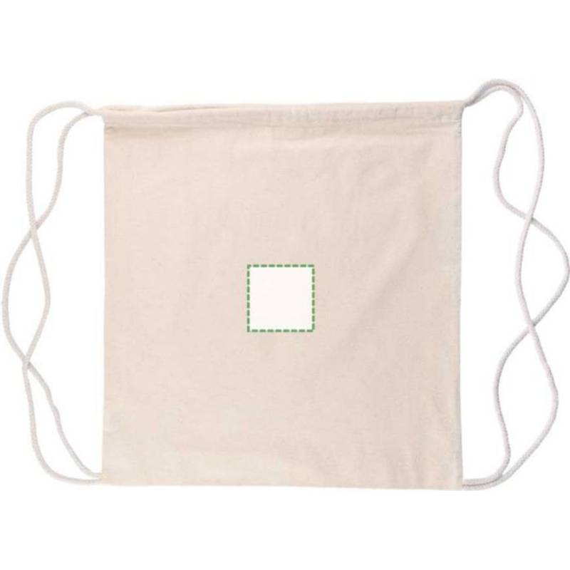 Batoh Georgia z bavlny Oeko-Tex (150 gsm) so sťahovacou šnúrkou, hnedá khaki Batoh Georgia z bavlny Oeko-Tex (150 gsm) so sťahovacou šnúrkou, hnedá khaki