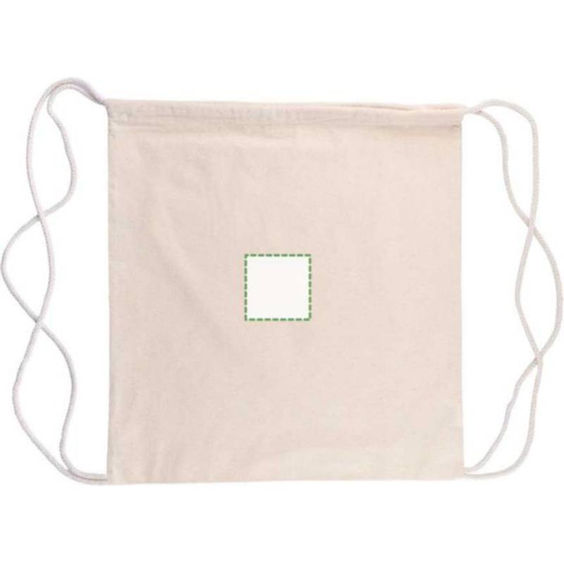 Batoh Georgia z bavlny Oeko-Tex (150 gsm) so sťahovacou šnúrkou, hnedá khaki Batoh Georgia z bavlny Oeko-Tex (150 gsm) so sťahovacou šnúrkou, hnedá khaki