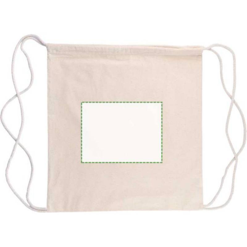 Batoh Georgia z bavlny Oeko-Tex (150 gsm) so sťahovacou šnúrkou, hnedá khaki Batoh Georgia z bavlny Oeko-Tex (150 gsm) so sťahovacou šnúrkou, hnedá khaki