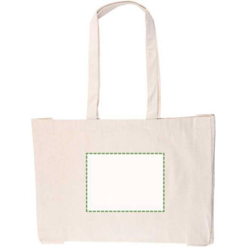 Oeko-Tex bavlna (220 gsm) nákupná taška Imogen, hnedá khaki Oeko-Tex bavlna (220 gsm) nákupná taška Imogen, hnedá khaki