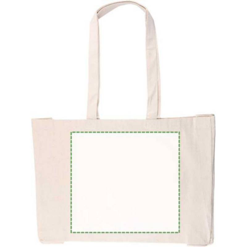 Oeko-Tex bavlna (220 gsm) nákupná taška Imogen, hnedá khaki Oeko-Tex bavlna (220 gsm) nákupná taška Imogen, hnedá khaki