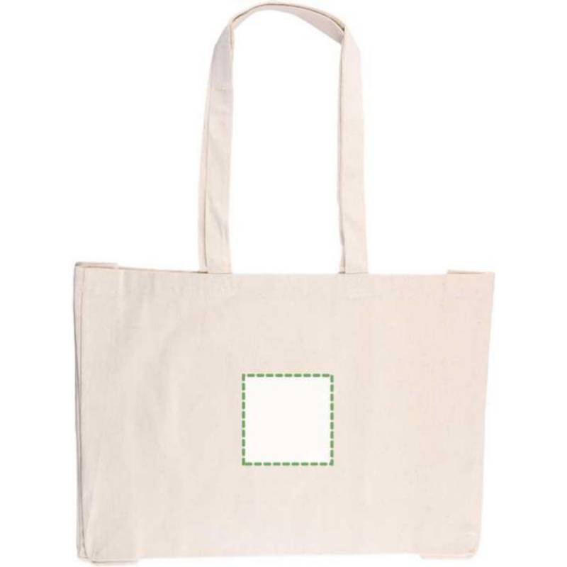 Oeko-Tex bavlna (220 gsm) nákupná taška Imogen, hnedá khaki Oeko-Tex bavlna (220 gsm) nákupná taška Imogen, hnedá khaki