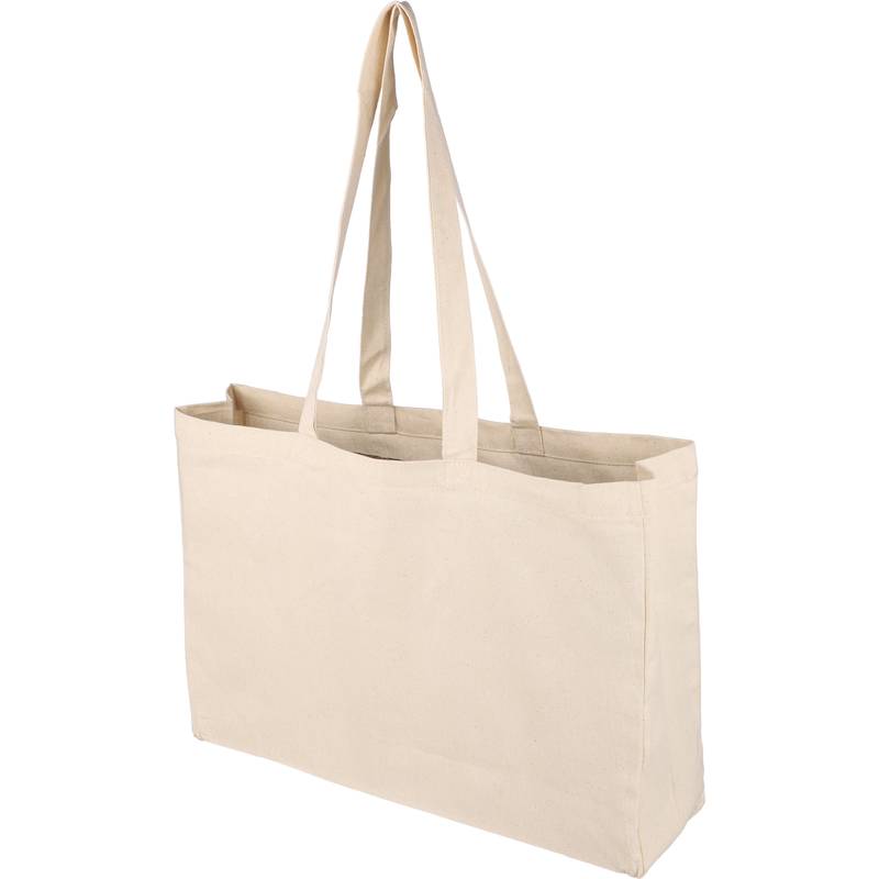 Oeko-Tex bavlna (220 gsm) nákupná taška Imogen, hnedá khaki Oeko-Tex bavlna (220 gsm) nákupná taška Imogen, hnedá khaki