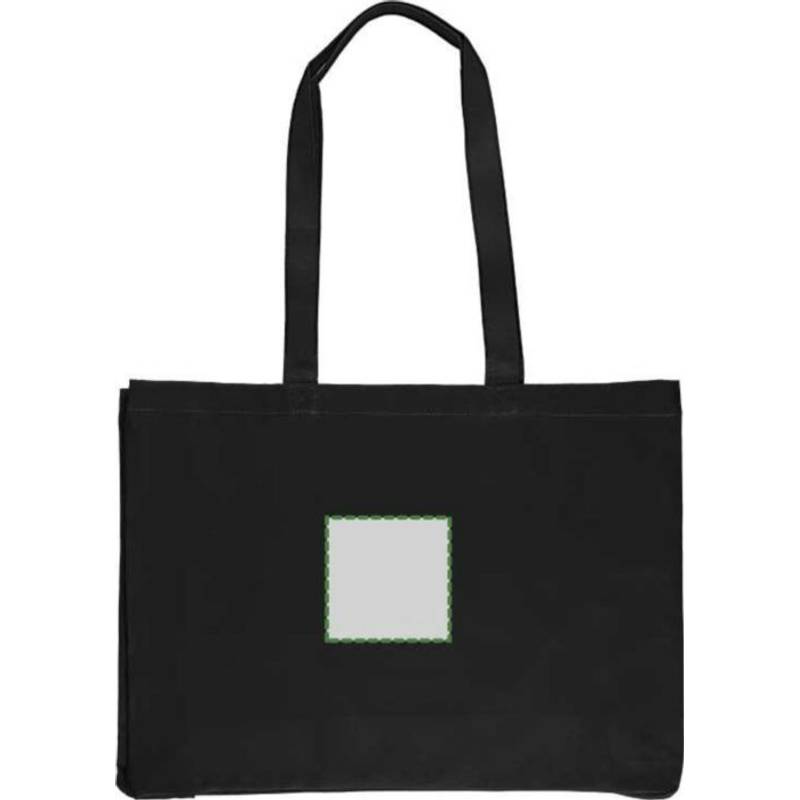 Nákupní taška Isaac z bavlny Oeko-Tex (220 gsm)., černá Nákupní taška Isaac z bavlny Oeko-Tex (220 gsm)., černá