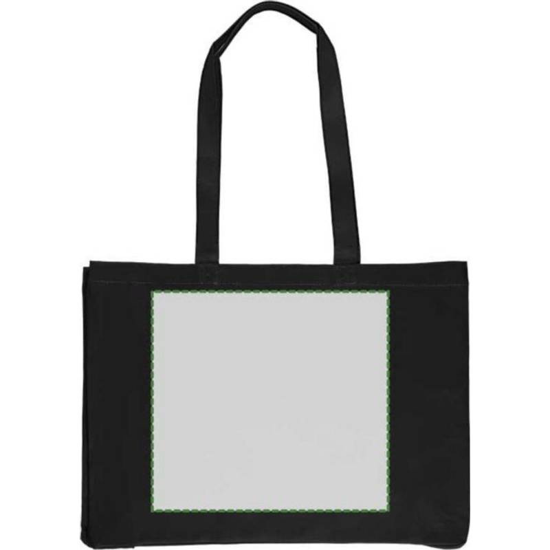 Nákupní taška Isaac z bavlny Oeko-Tex (220 gsm)., černá Nákupní taška Isaac z bavlny Oeko-Tex (220 gsm)., černá