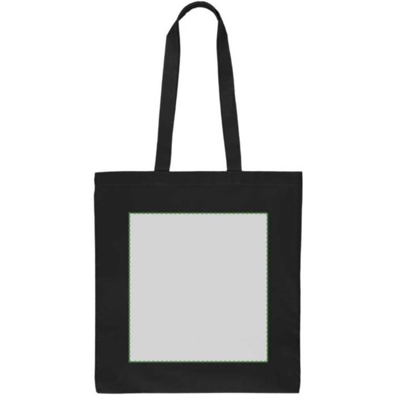 Nákupná taška Kenneth z bavlny Oeko-Tex (140 gsm)., čierna Nákupná taška Kenneth z bavlny Oeko-Tex (140 gsm)., čierna