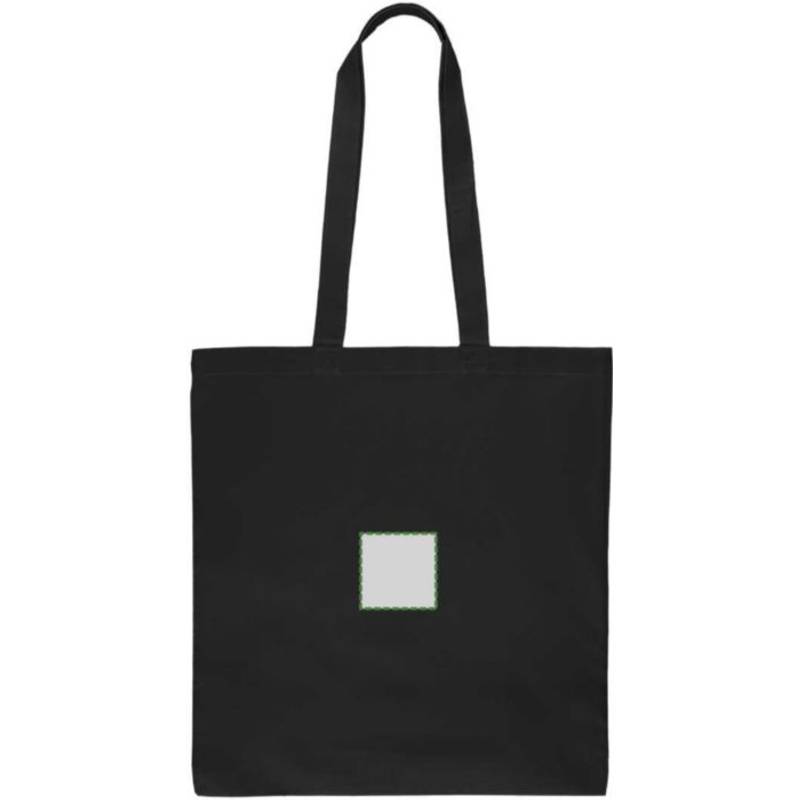 Nákupná taška Kenneth z bavlny Oeko-Tex (140 gsm)., čierna Nákupná taška Kenneth z bavlny Oeko-Tex (140 gsm)., čierna