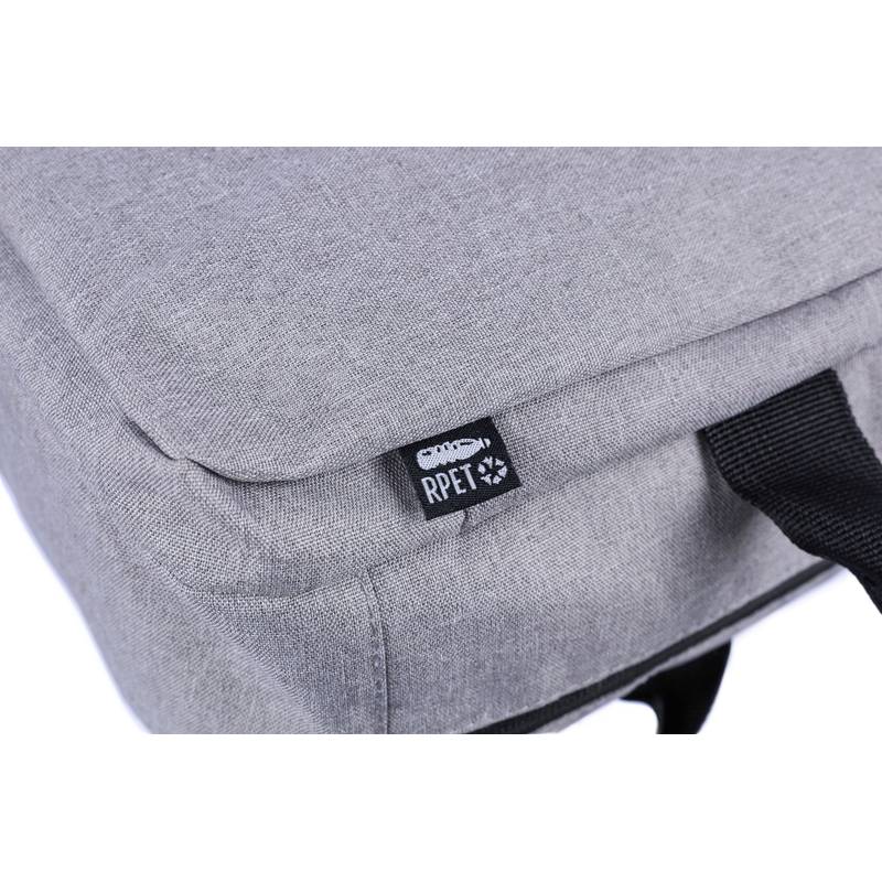 rPET polyesterový (300D) batoh Mallory, černá rPET polyesterový (300D) batoh Mallory, černá