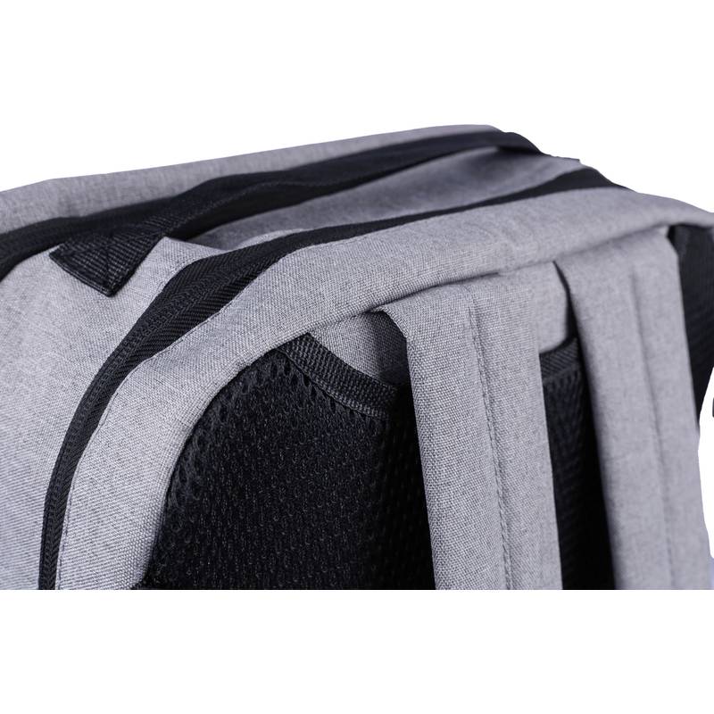 rPET polyesterový (300D) batoh Mallory, černá rPET polyesterový (300D) batoh Mallory, černá