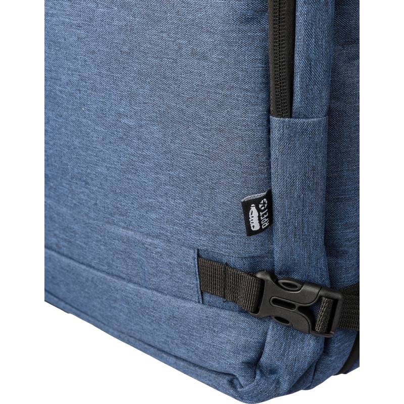 rPET polyesterový (300D) batoh Malcolm, černá rPET polyesterový (300D) batoh Malcolm, černá