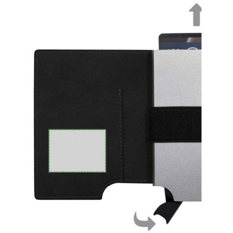 Peněženka na karty Brandcharger Wally Porto, černá Peněženka na karty Brandcharger Wally Porto, černá