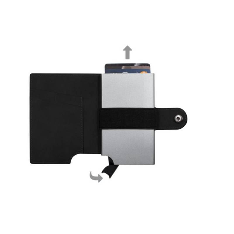 Peněženka na karty Brandcharger Wally Porto, černá Peněženka na karty Brandcharger Wally Porto, černá