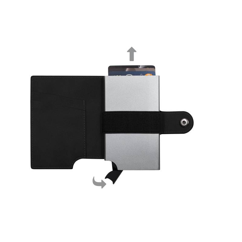 Peněženka na karty Brandcharger Wally Porto, černá Peněženka na karty Brandcharger Wally Porto, černá