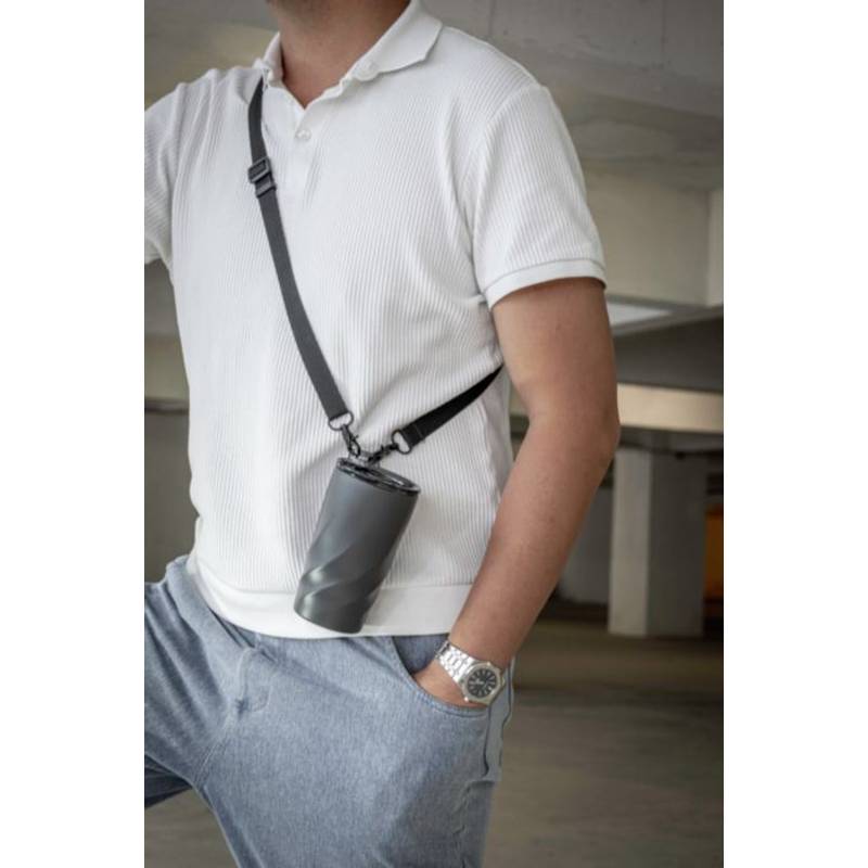 Cestovný hrnček Brandcharger Vortex Calix Ceramica, sivá gun metal Cestovný hrnček Brandcharger Vortex Calix Ceramica, sivá gun metal