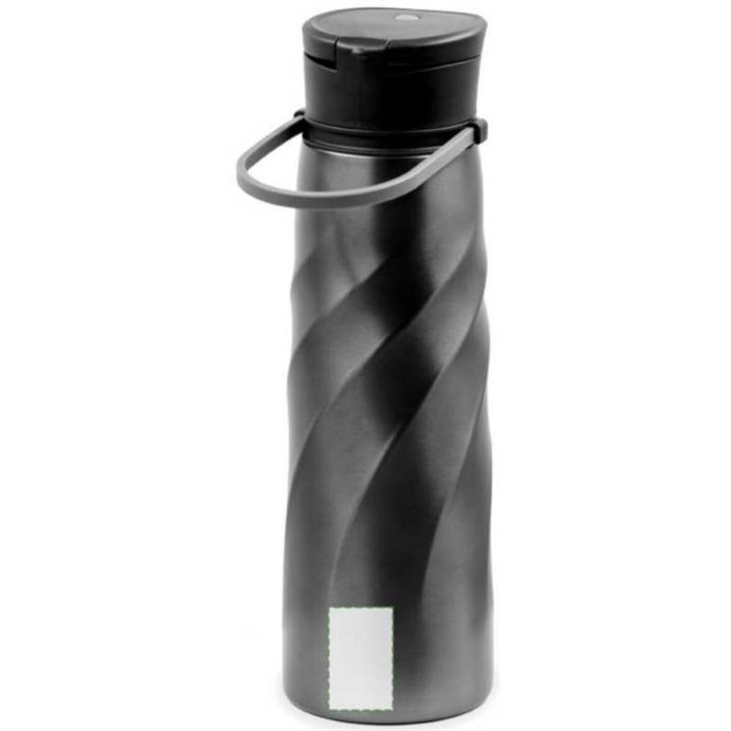 Fľaša na pitie Brandcharger Vortex Athletica, sivá gun metal Fľaša na pitie Brandcharger Vortex Athletica, sivá gun metal