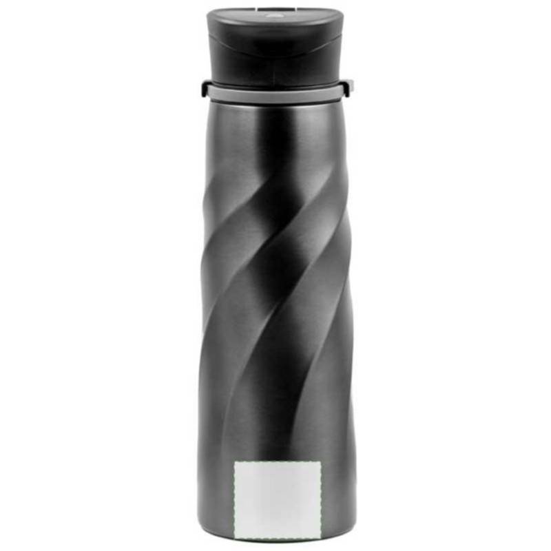 Fľaša na pitie Brandcharger Vortex Athletica, sivá gun metal Fľaša na pitie Brandcharger Vortex Athletica, sivá gun metal