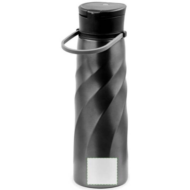 Fľaša na pitie Brandcharger Vortex Athletica, sivá gun metal Fľaša na pitie Brandcharger Vortex Athletica, sivá gun metal