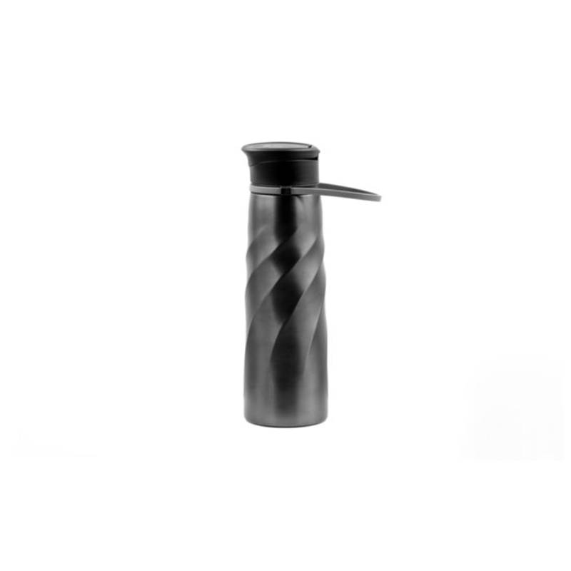 Fľaša na pitie Brandcharger Vortex Athletica, sivá gun metal Fľaša na pitie Brandcharger Vortex Athletica, sivá gun metal