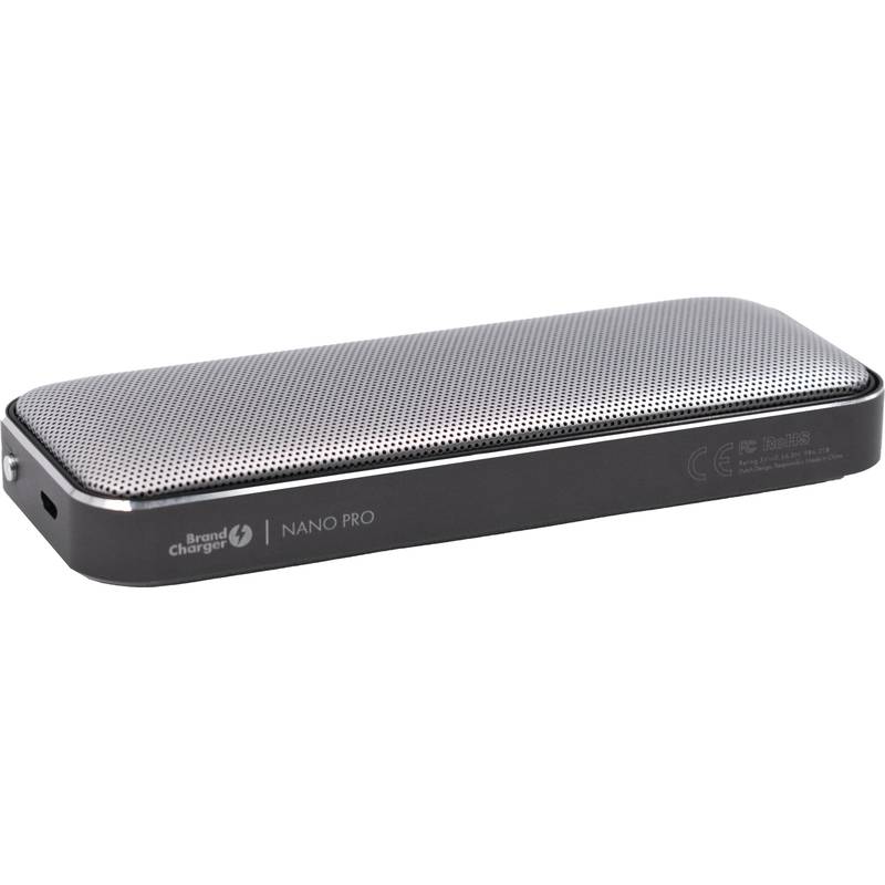 Bezdrátový reproduktor Brandcharger Nano Pro, černá - šedá stříbrná Bezdrátový reproduktor Brandcharger Nano Pro, černá - šedá stříbrná