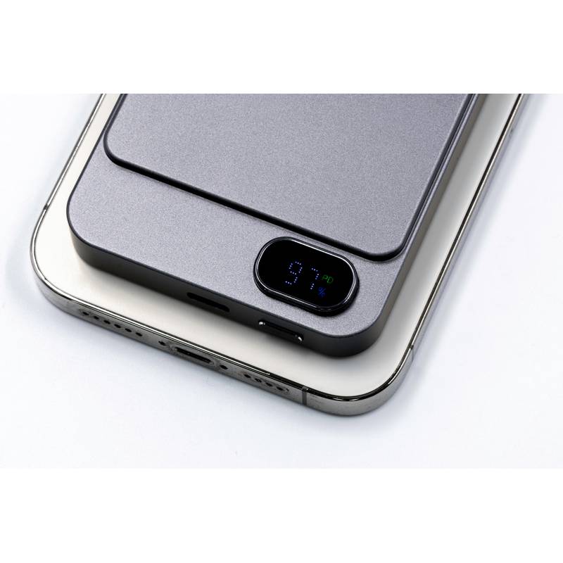 Bezdrôtová powerbanka Brandcharger Powerwave 5000, sivá gun metal Bezdrôtová powerbanka Brandcharger Powerwave 5000, sivá gun metal