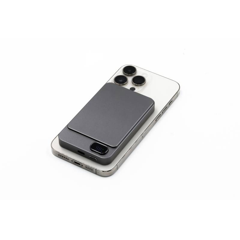 Bezdrôtová powerbanka Brandcharger Powerwave 5000, sivá gun metal Bezdrôtová powerbanka Brandcharger Powerwave 5000, sivá gun metal