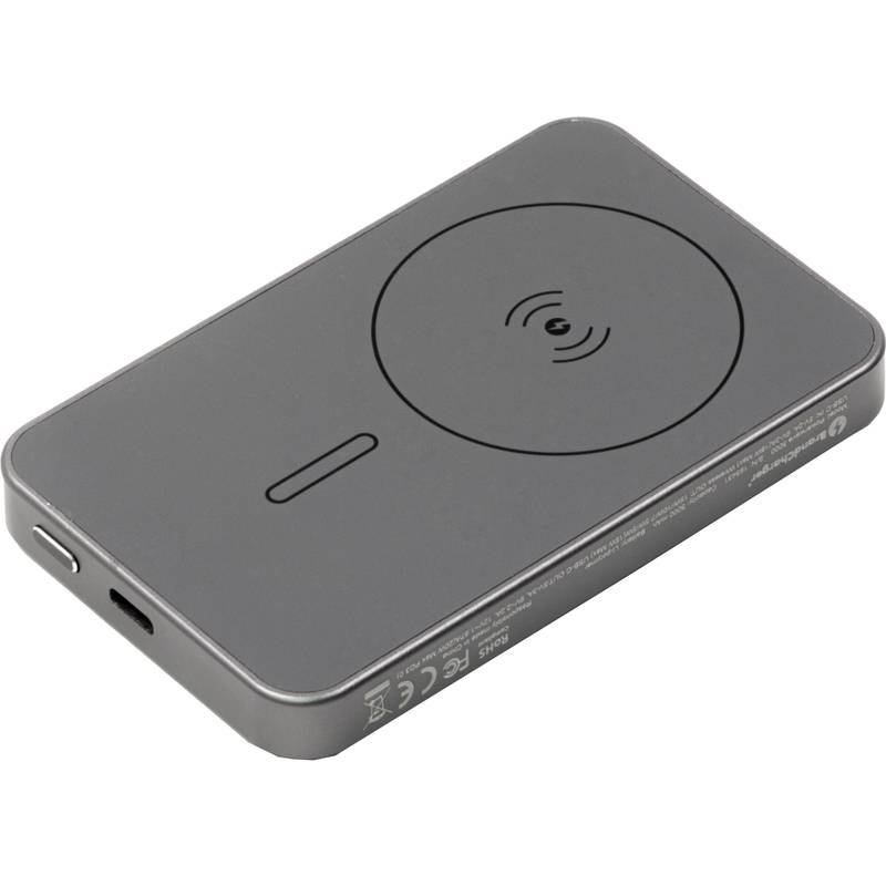 Bezdrôtová powerbanka Brandcharger Powerwave 5000, sivá gun metal Bezdrôtová powerbanka Brandcharger Powerwave 5000, sivá gun metal