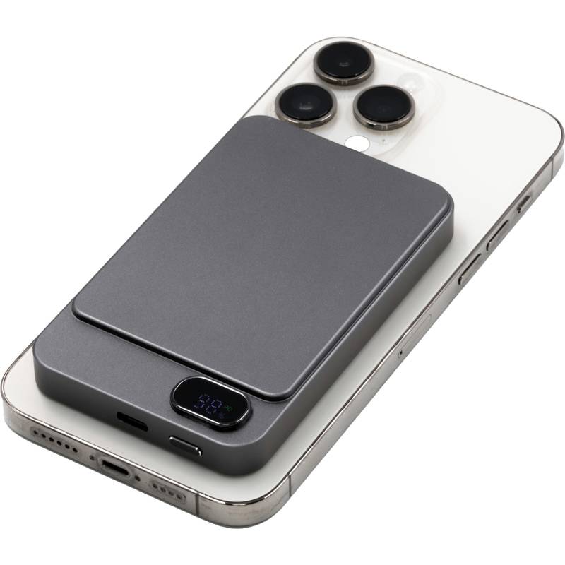 Bezdrôtová powerbanka Brandcharger Powerwave 5000, sivá gun metal Bezdrôtová powerbanka Brandcharger Powerwave 5000, sivá gun metal