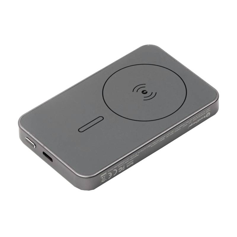 Bezdrôtová powerbanka Brandcharger Powerwave 5000, sivá gun metal Bezdrôtová powerbanka Brandcharger Powerwave 5000, sivá gun metal