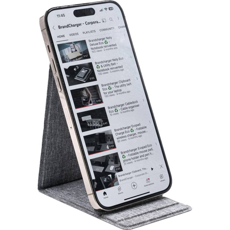 Brandcharger Držiak telefónu Ascend Charge, sivá Brandcharger Držiak telefónu Ascend Charge, sivá