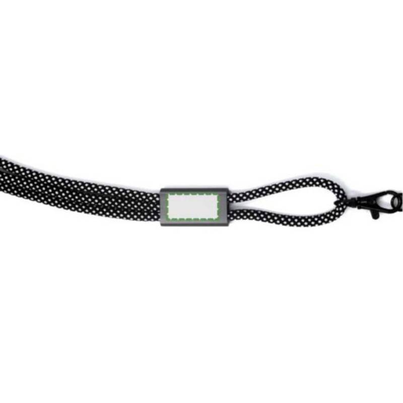 Lanyard Brandcharger Lany, sivá gun metal Lanyard Brandcharger Lany, sivá gun metal