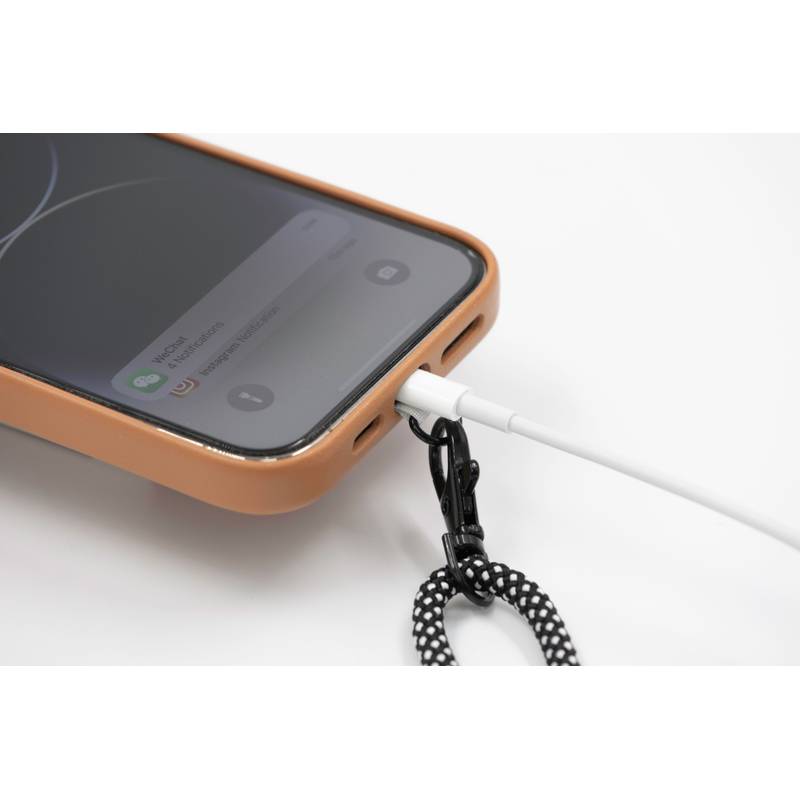 Lanyard Brandcharger Lany, sivá gun metal Lanyard Brandcharger Lany, sivá gun metal